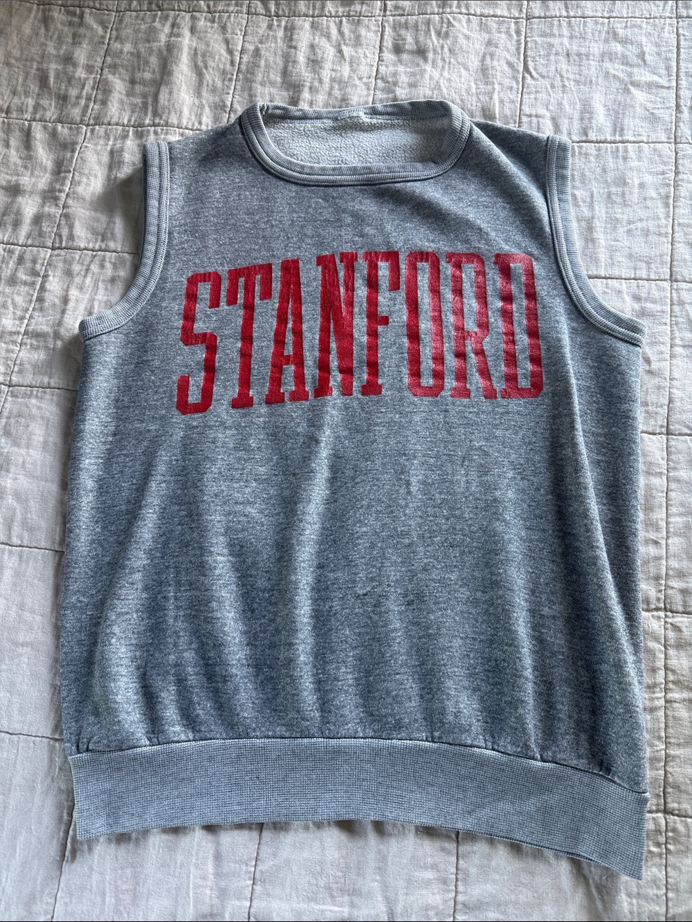 Stanford University Sweatshirt vintage sleeveless unisex